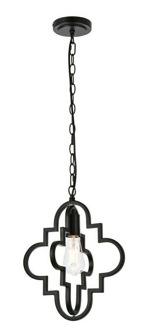 Living District Sandara Black Pendant Chandelier 1 Light Modern Design (1 of 6)