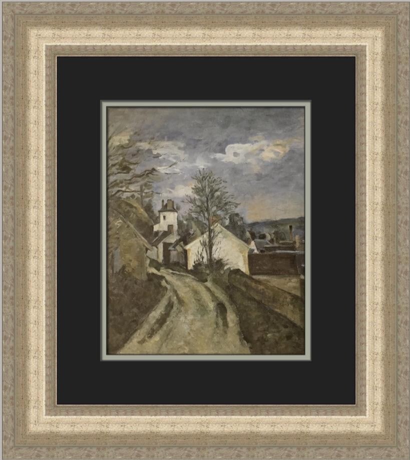 Paul Cezanne The House of Dr Gachet at Auvers Custom Framed Art Print (1 of 2)