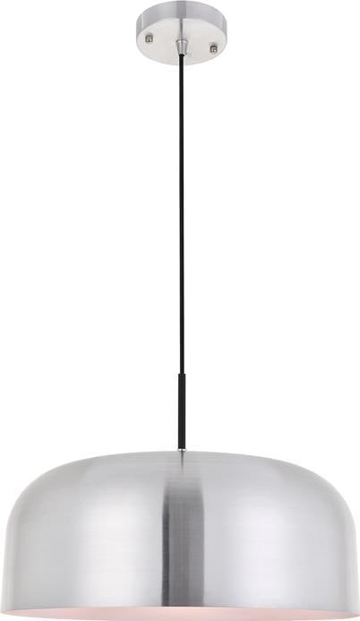 Elegant Lighting Etude Pendant Light Brushed Nickel UL-Listed 40W E26 (1 of 1)