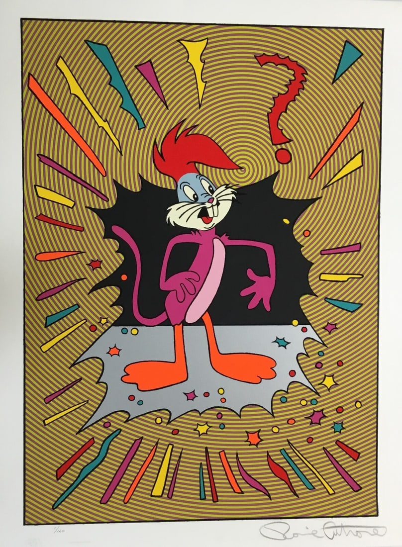 Ronnie Cutrone Identity Crisis Signed Serigraph Limited Edition 1 of 160 (1 of 4)