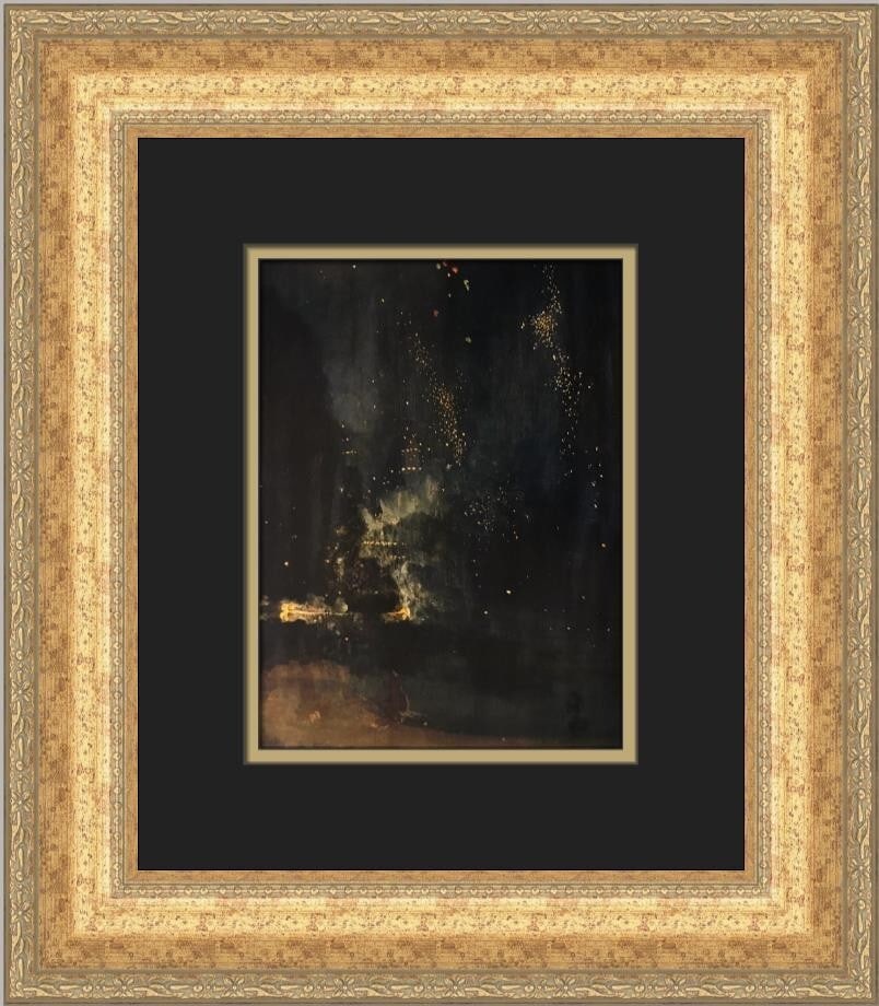 James A Whistler The Falling Rocket Custom Framed Print 1979 (1 of 2)
