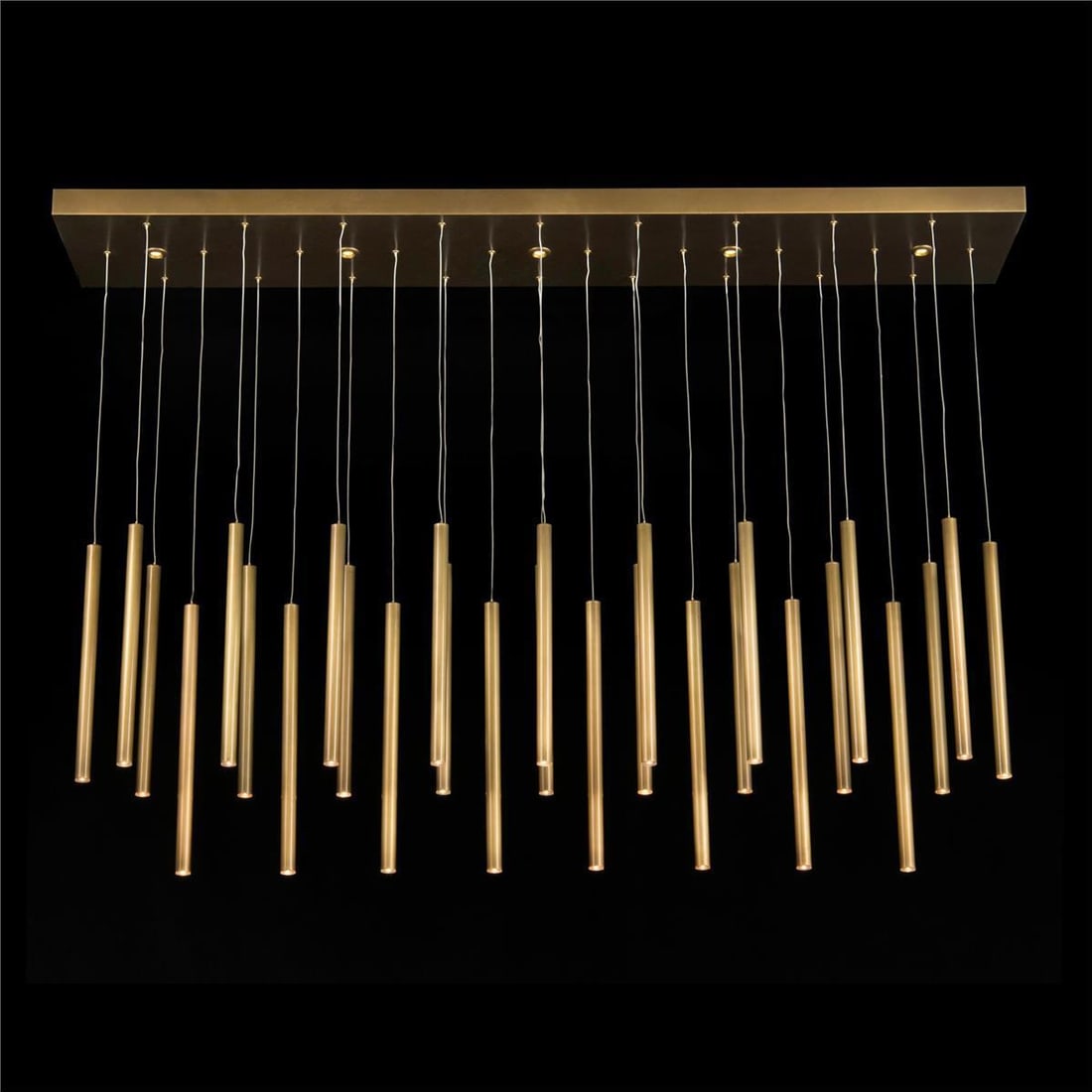 John-Richard Brass Chandelier by Mark McDowell with 33 LED Lights (1 of 1)