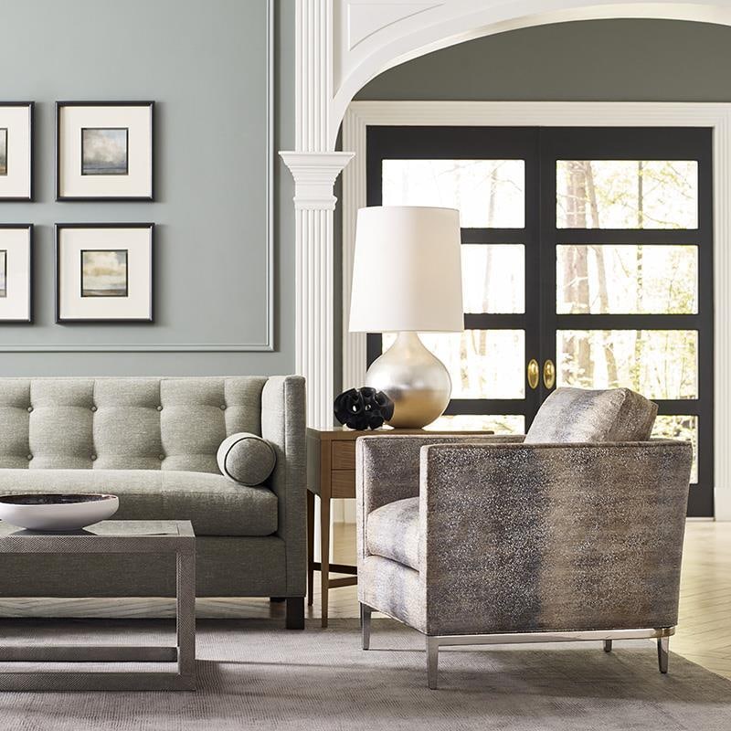 Woodbridge Rollini Paraiso Finish Rectangle Lamp Table 27H 24W 27D (1 of 1)