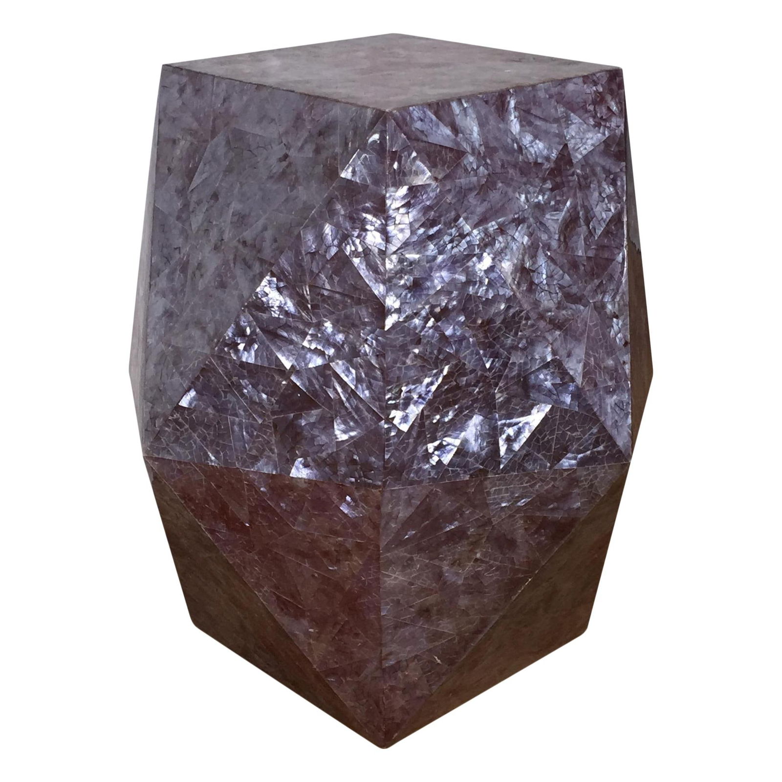 Tavola by Oggetti Purple Tessellated Stone Side Table (1 of 9)