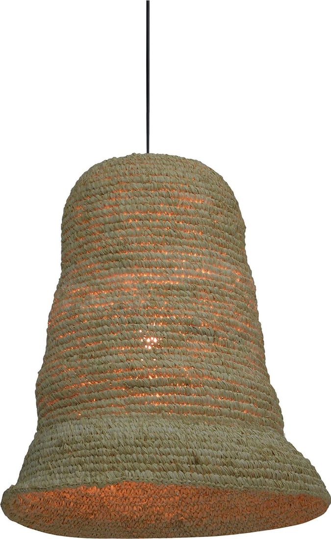 Goldeen Collection Woven Seagrass Pendant Light 24H 20W 20D (1 of 1)