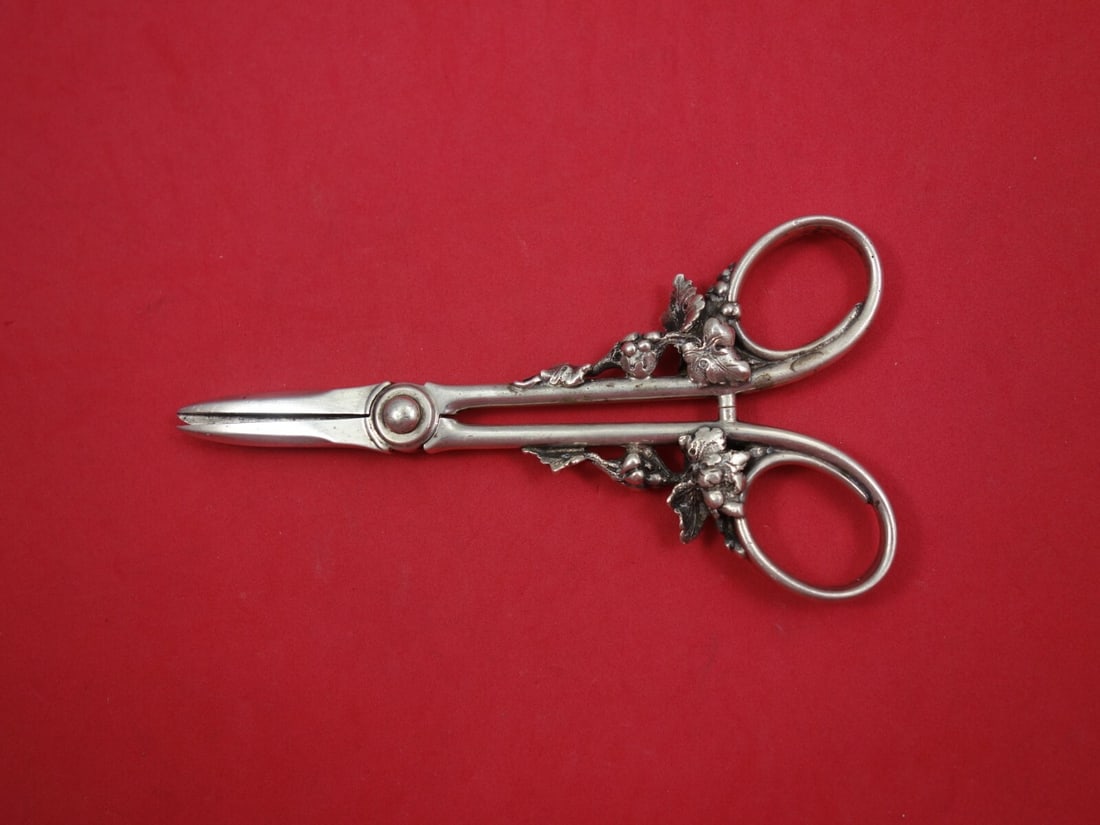 Tiffany & Co Sterling Silver Grape Shears Vine Pattern 6 Inch (1 of 1)