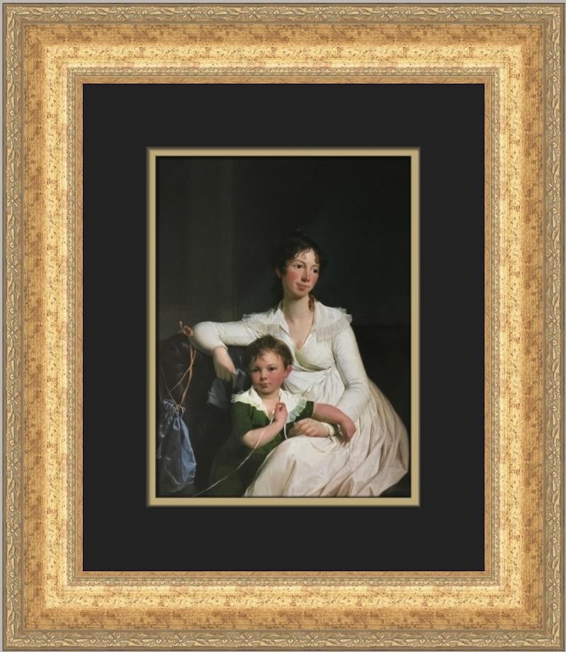 Jens Juel Noblewoman and Son Custom Framed Print Art 18 x 15 (1 of 2)