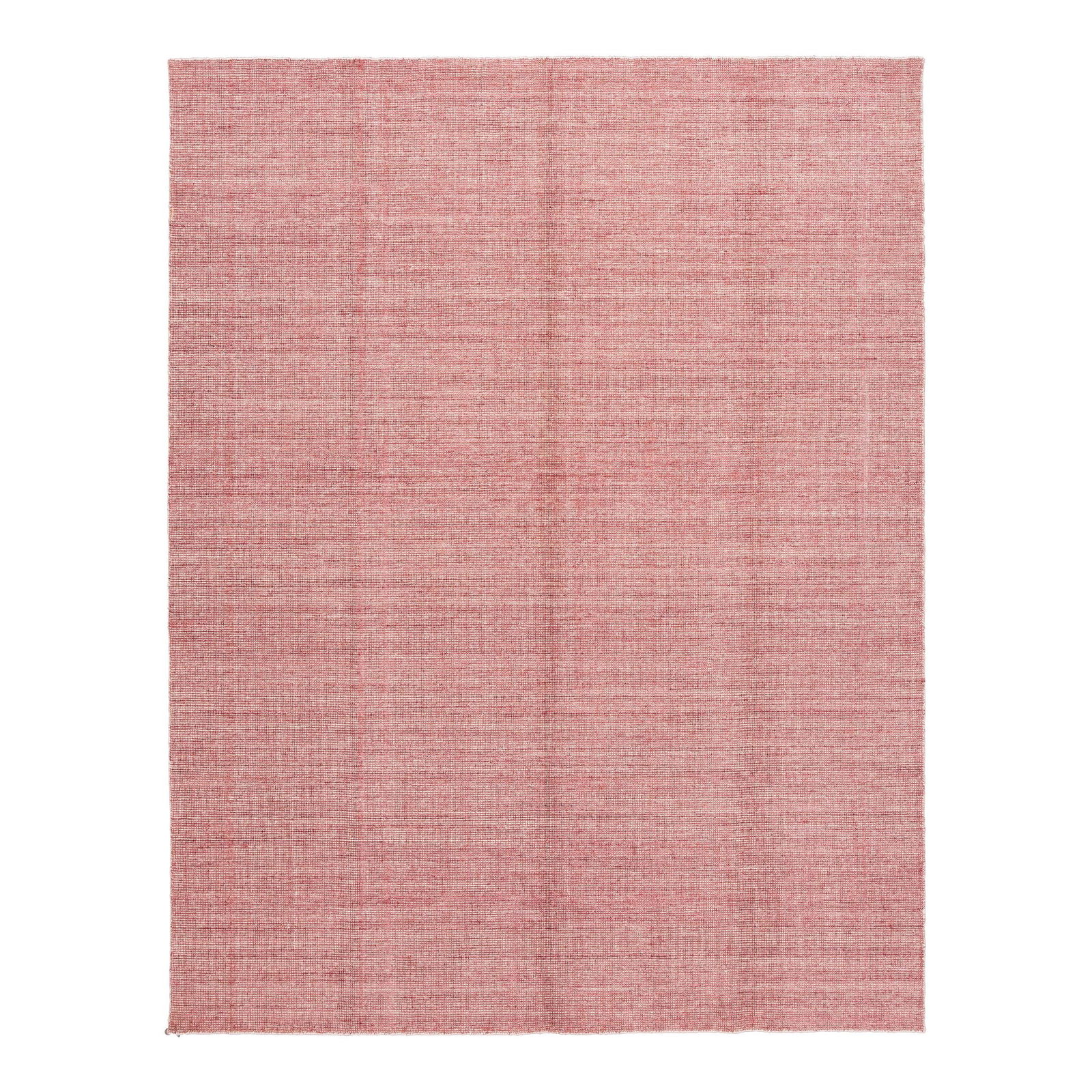 Red Handmade Boho Rug Bamboo Silk Wool 9'0 x 12'0: Red Handmade Boho Rug Bamboo Silk Wool 9'0 x 12'0 Enhance your living space with this stunning handmade Indian rug, crafted from bamboo, silk, and wool. Featuring a vibrant red and ivory field, this