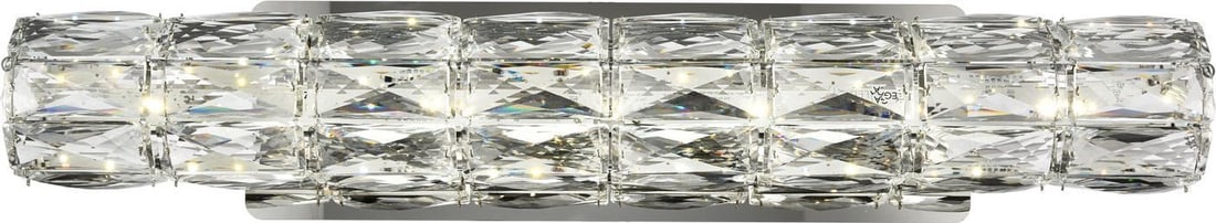 Elegant Lighting Valetta Wall Light Chrome Crystal UL-Listed (1 of 1)