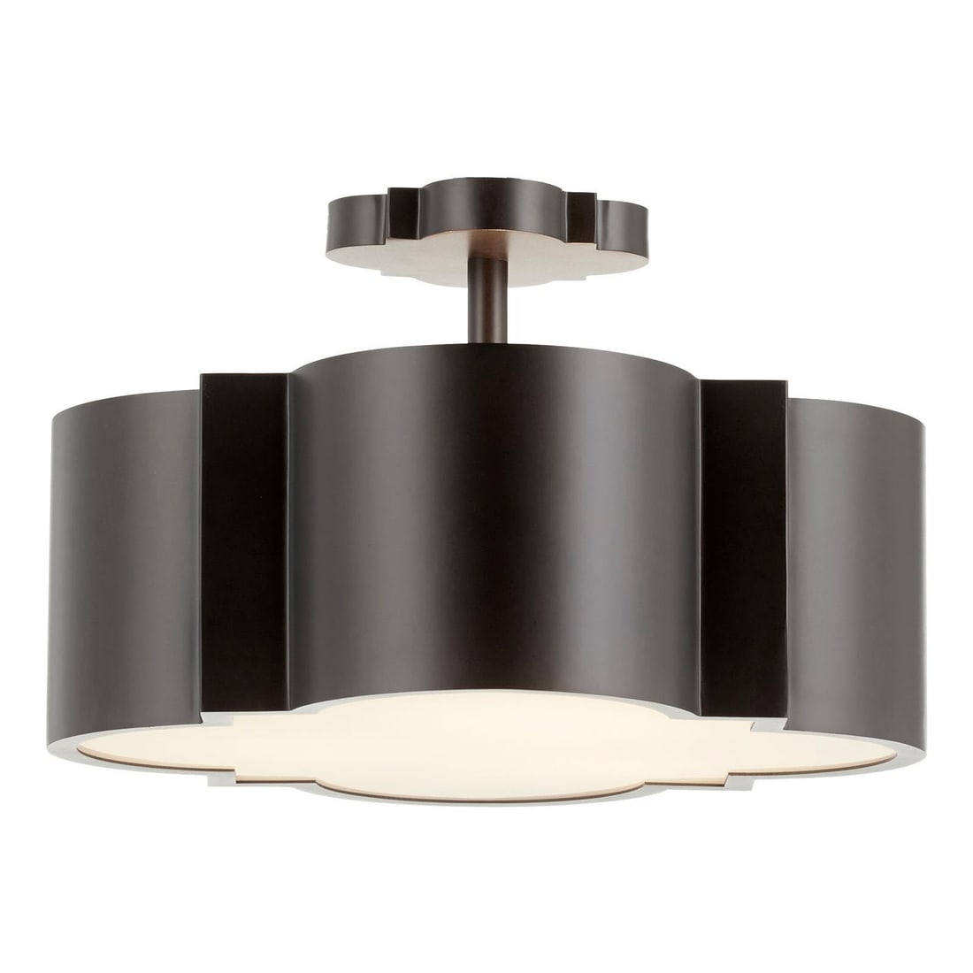 Cyan Wyatt Noir 3-Light Ceiling Fixture English Traditional Design (1 of 1)