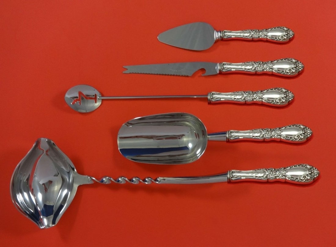 Alvin Prince Eugene 5pc Sterling Silver Cocktail Set Custom Made (1 of 1)