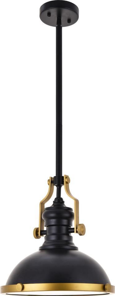 Elegant Lighting Eamon Pendant Matte Black Brass UL-Listed 13.30H (1 of 1)