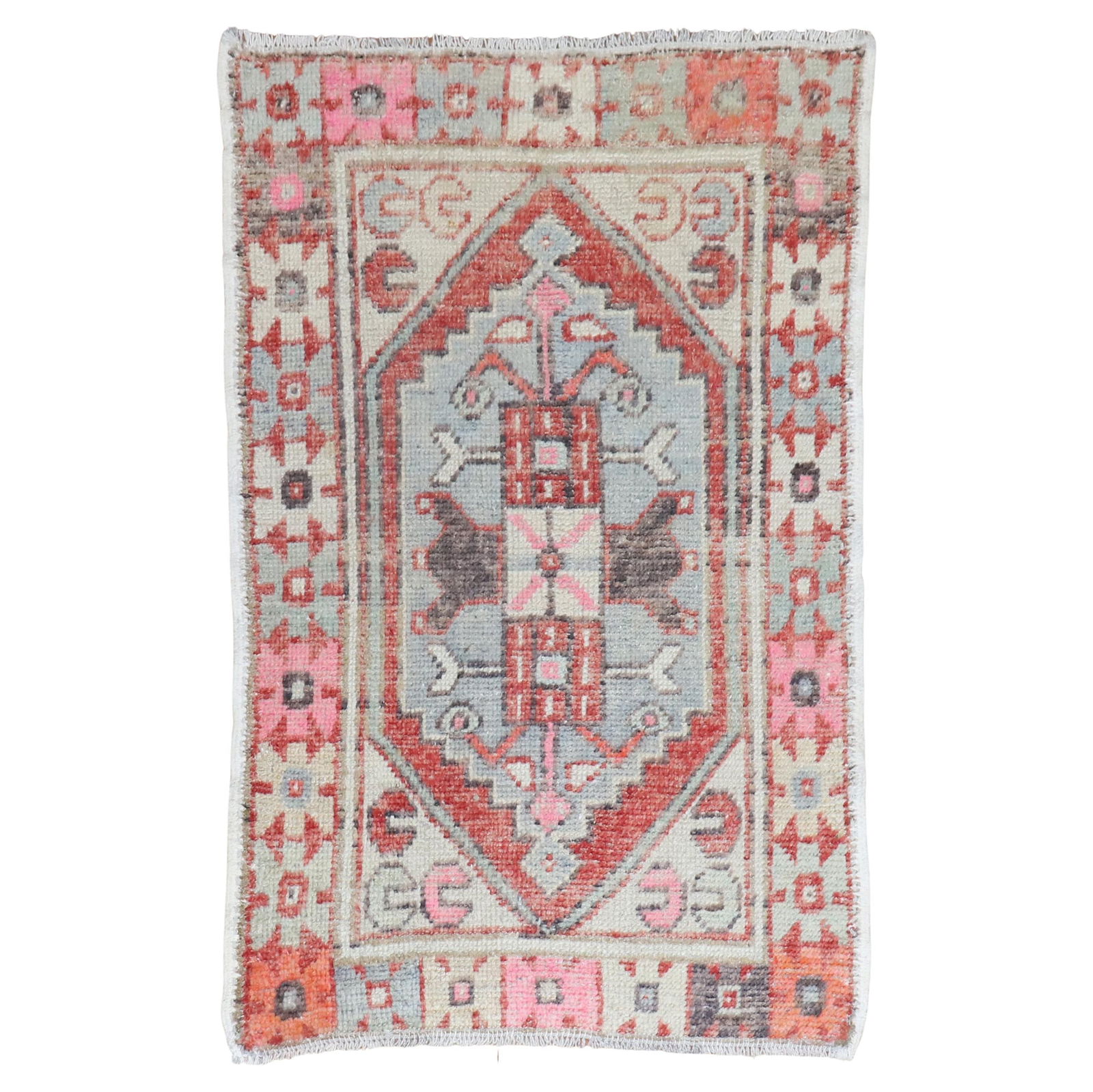Vintage Tulu Style Turkish Anatolian Rug 32 x 48 Hand-Knotted Wool (1 of 9)