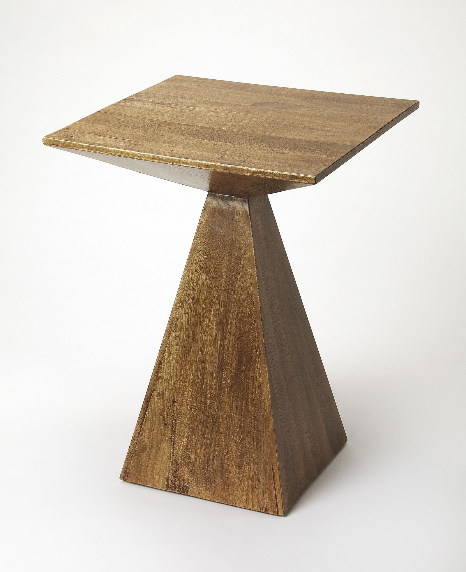 Butler Mango Wood End Table Mid-Century Modern Style (1 of 3)