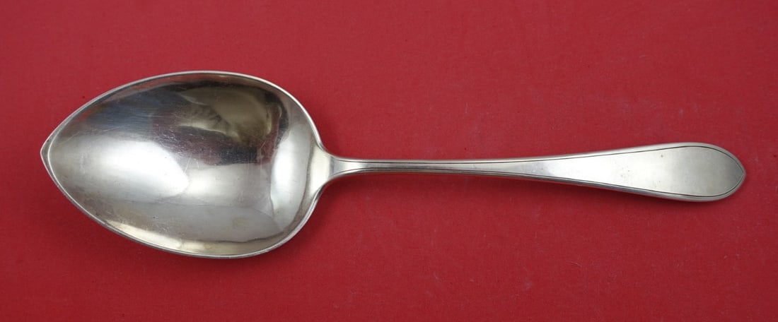 Arthur Stone Pointed End Sterling Silver Berry Spoon 9 3/8" (1 of 2)