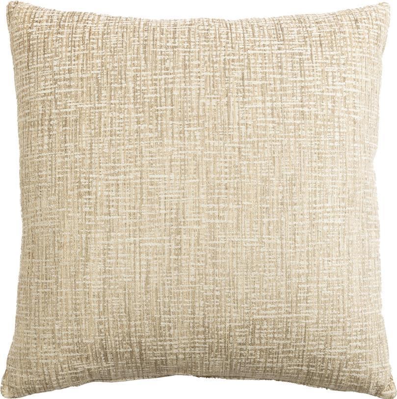 Alder Tweed Fawn 24 Pillow Soft Rayon Blend Decorative Cushion (1 of 1)