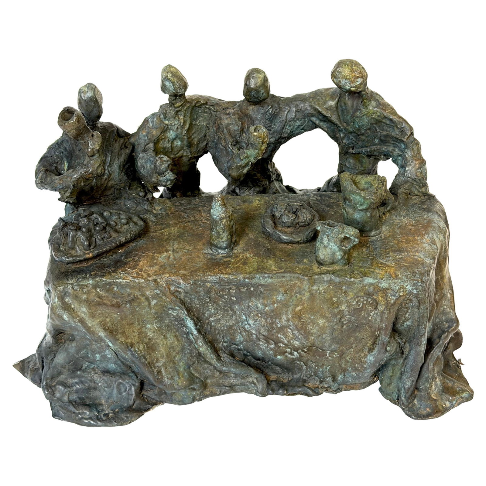 Signed Bronze Edition Sculpture Feast by Daredjan Zourabichvili 2 of 8 (1 of 18)