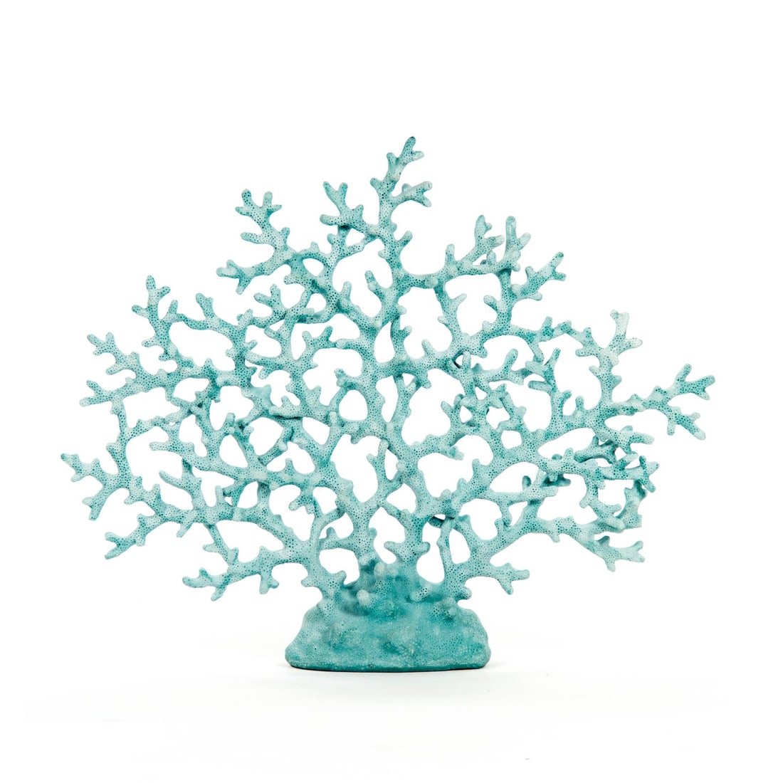 Zentique Elegant Blue Coral Poly Resin Accent Decor 14H 17W 3D (1 of 3)