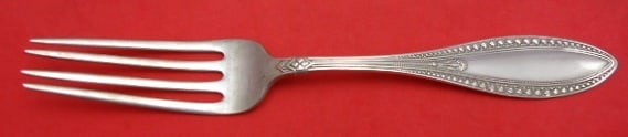 Whiting Indian Sterling Silver Dinner Fork 7 3/4 Vintage Flatware (1 of 1)