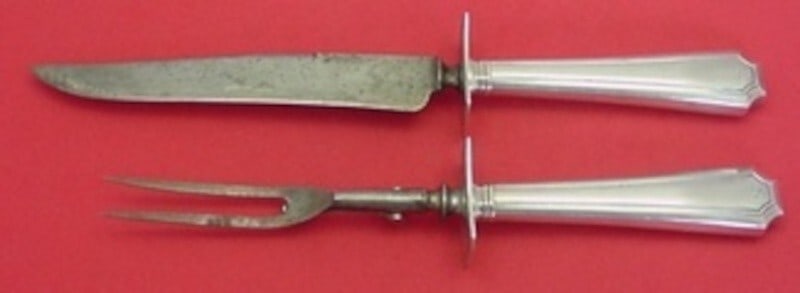 Durgin-Gorham Fairfax Sterling Silver 2pc Carving Set 1916 (1 of 2)