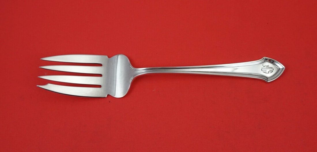 Durgin Essex Sterling Silver Cold Meat Fork 8 3/4 Inch (1 of 2)