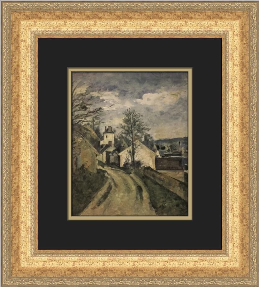 Paul Cezanne The House of Dr Gachet Custom Framed Print 1981 (1 of 2)