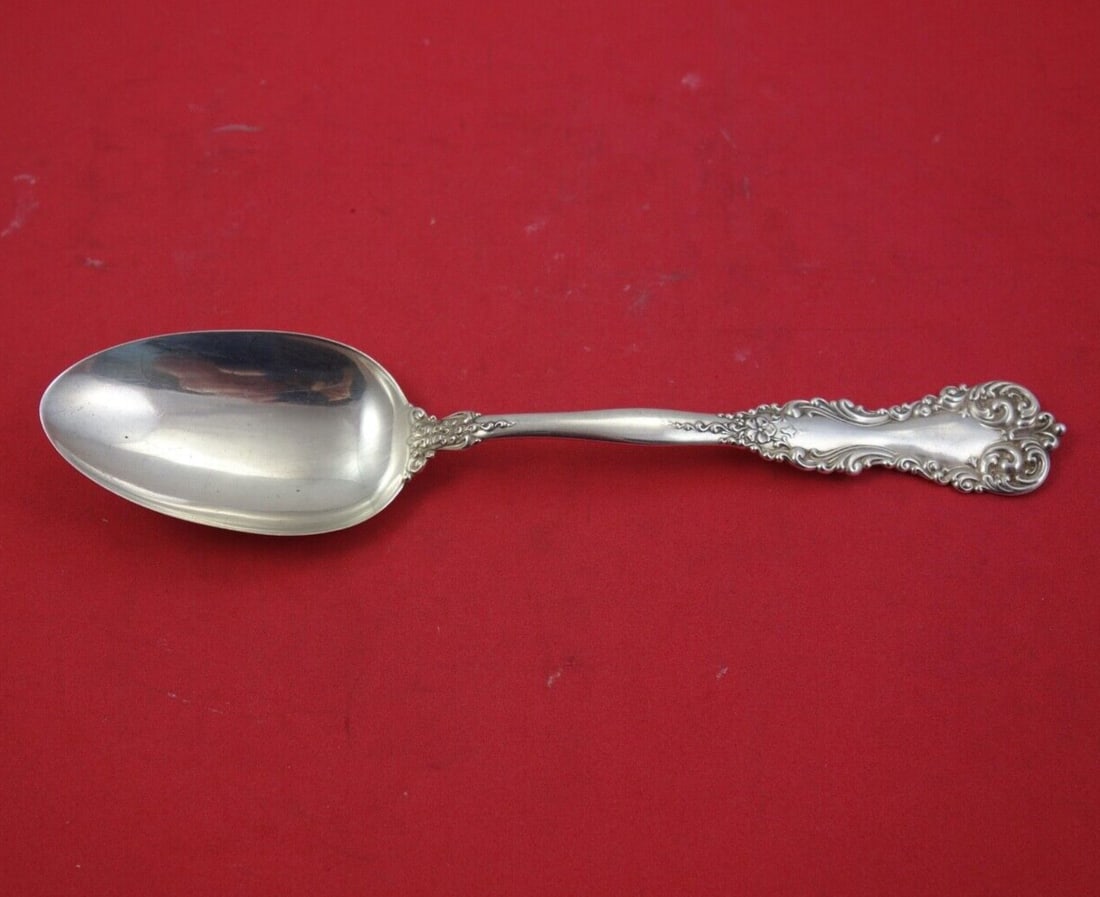 International Silver Revere Sterling Silver Serving Spoon 8 Inch (1 of 2)