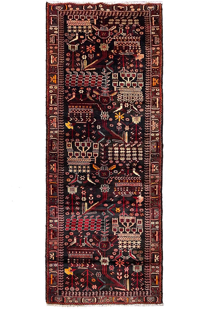 Persian Tribal Wool Runner 4.0 x 10.7 ft Premium Quality (1 of 10)