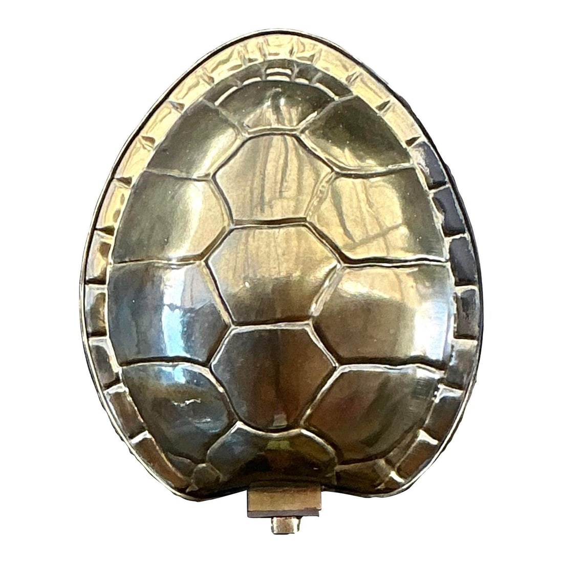 Vintage Boho Brass Tortoise Shell Sconce After Chapman (1 of 6)