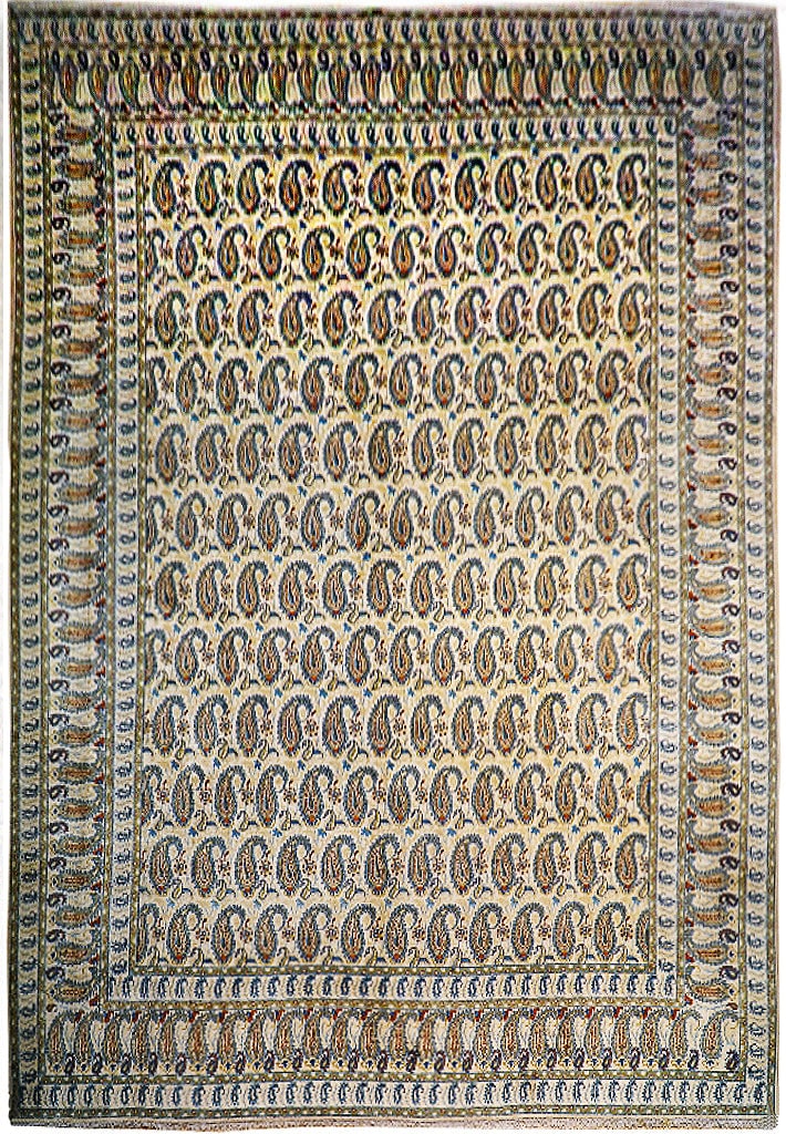 Handcrafted 10'1" x 13'11" Persian Paisley Rug from Iran (1 of 6)