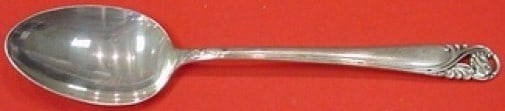 International Silver Spring Glory Sterling Silver Serving Spoon 8.5" (1 of 2)