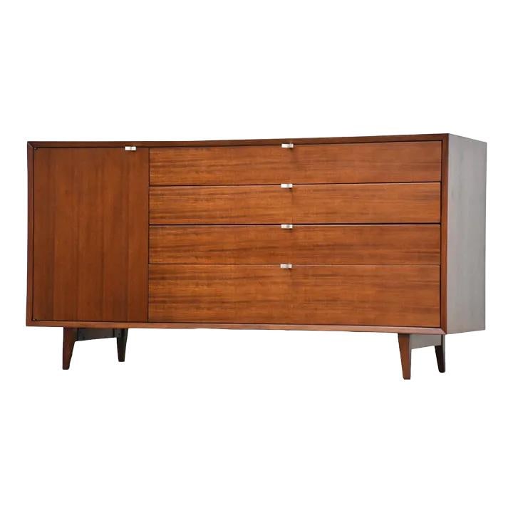 Mid Century Modern Walnut Credenza by George Nelson for Herman Miller (1 of 9)