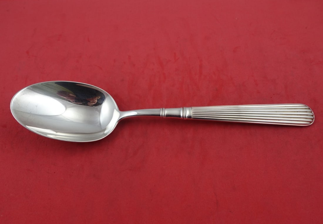 Wallace-Italy Acropole Sterling Silver Serving Spoon 9.5 inches (1 of 3)