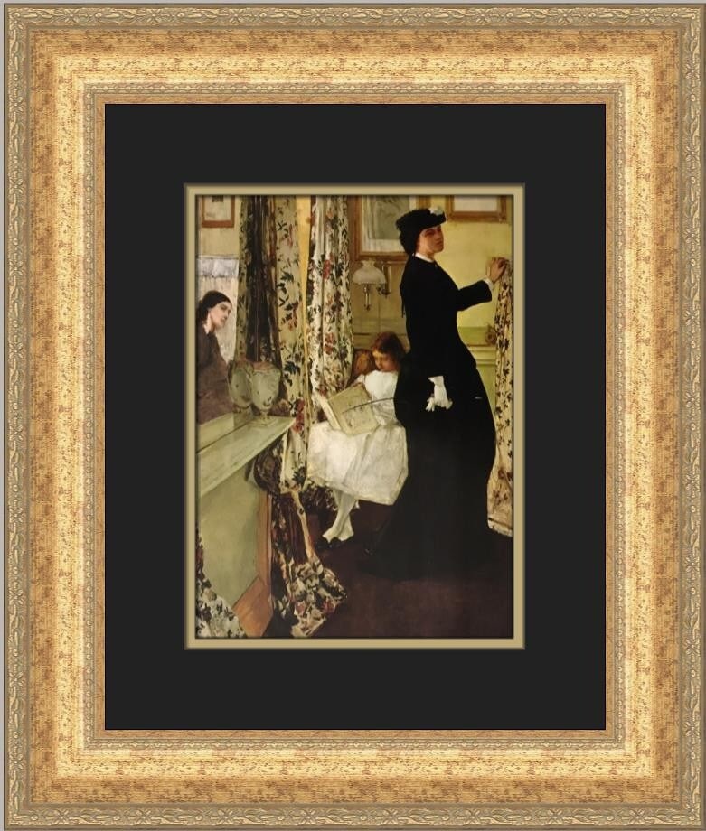James A Whistler The Music Room Custom Framed Art Print 1979 (1 of 2)
