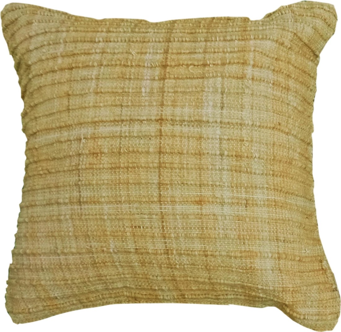 Maude Vibrant Yellow Handwoven Outdoor Pillow 22x22: Maude Vibrant Yellow Handwoven Outdoor Pillow 22x22 Enhance your outdoor space with this vibrant yellow pillow, designed for comfort and style. Crafted from handwoven pet yarn, this pillow is perfect