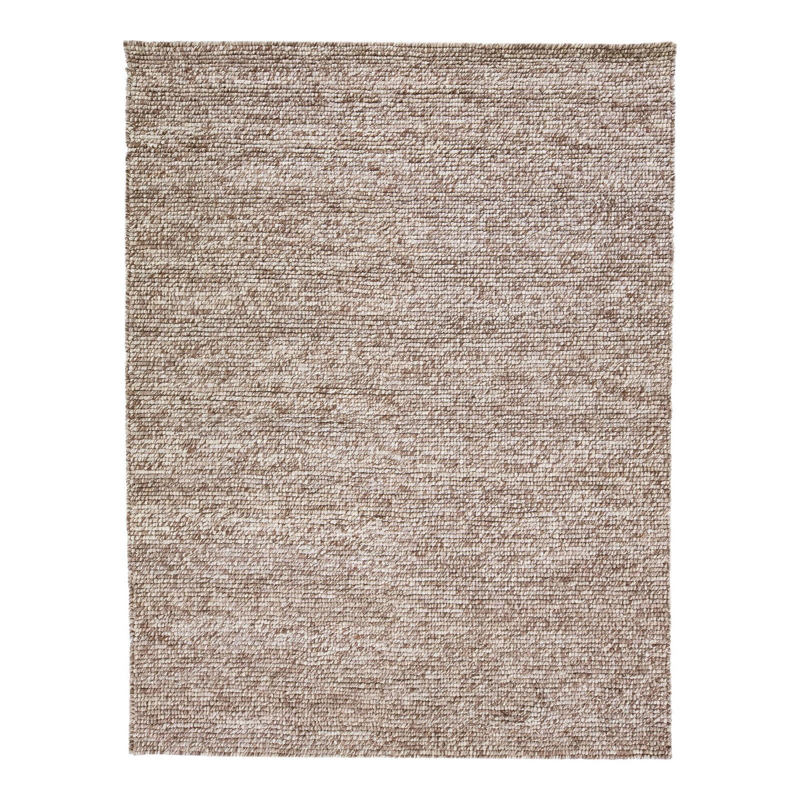 Brown Handmade Wool Rug 9' x 12' Geometric Design (1 of 7)