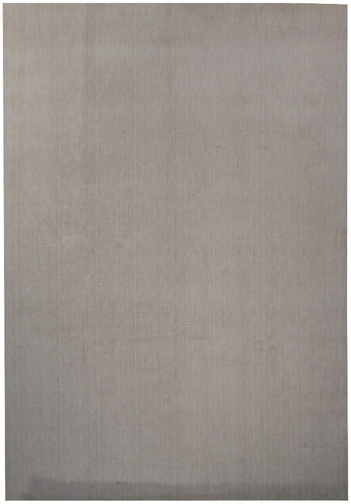 Modern Handmade Gray Wool Area Rug 7.7 x 10.10 India (1 of 6)