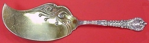 Tiffany & Co Florentine Sterling Silver Gold Washed Ice Cream Slice 11 1/4" (1 of 2)