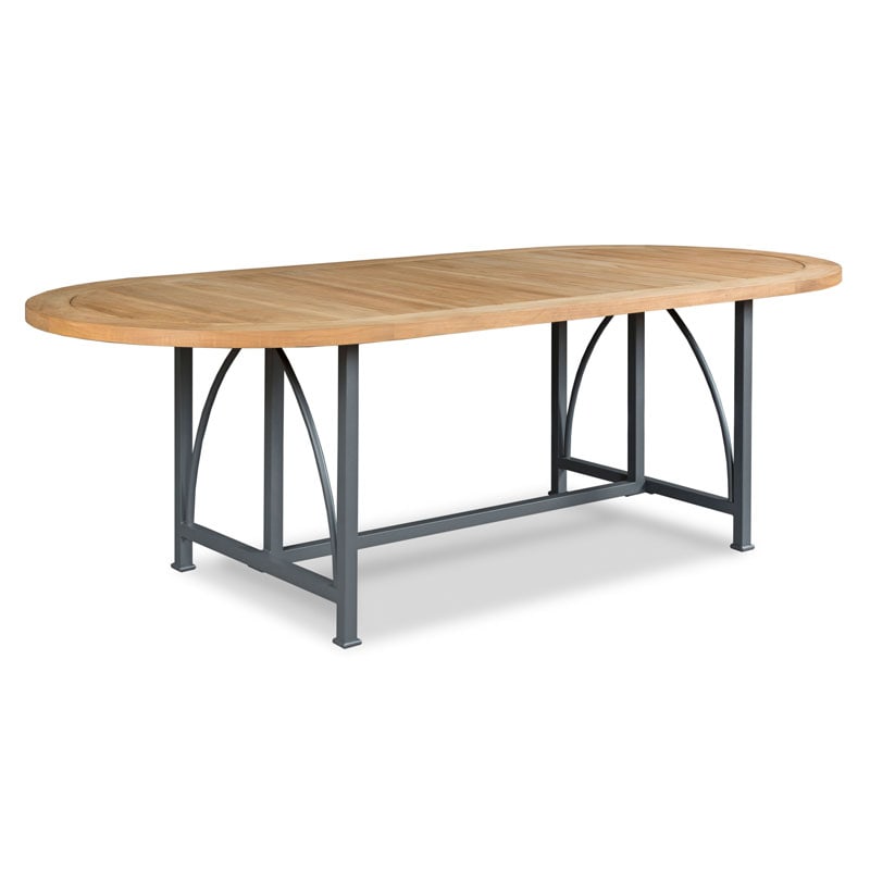 Woodbridge Outdoor Oval Teak Dining Table Jupiter Collection (1 of 4)