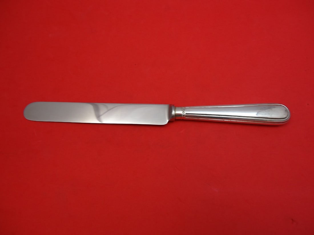 Spaulding & Co. Threaded English Sterling Silver Dinner Knife 9 3/4" (1 of 1)