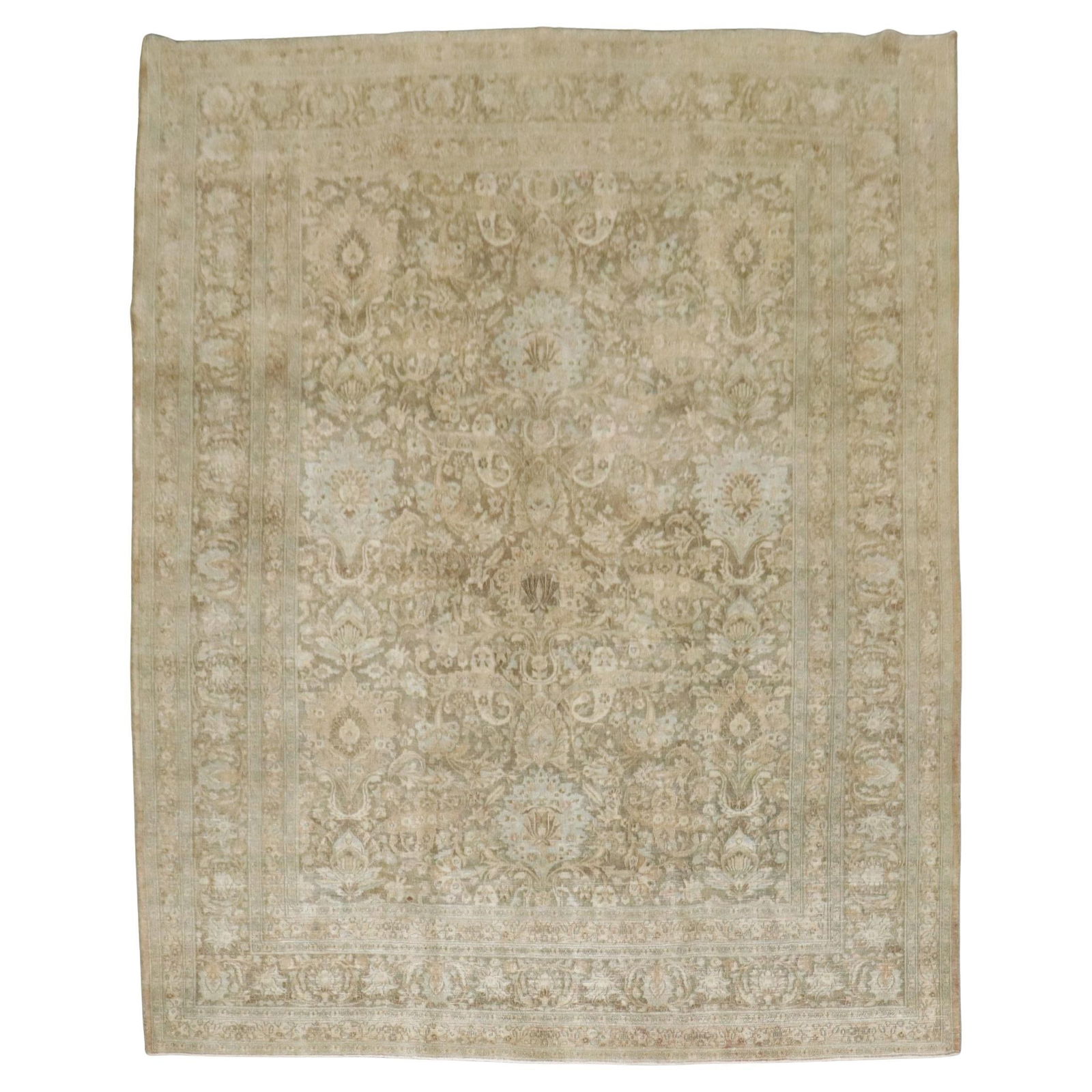 Zabihi Collection Antique Persian Khorassan Rug Wool Hand-Knotted 10'3'' x 13'7'' (1 of 12)