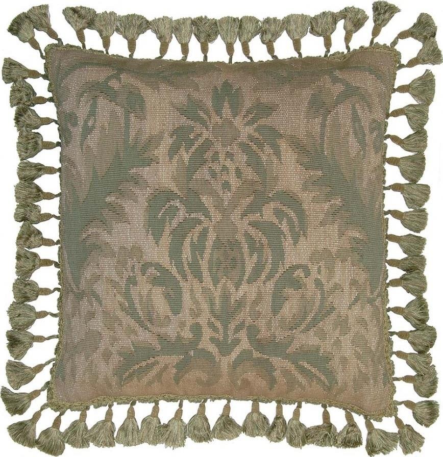 Provence Home 20x20 Handmade Velvet Throw Pillow Aubusson Style (1 of 1)