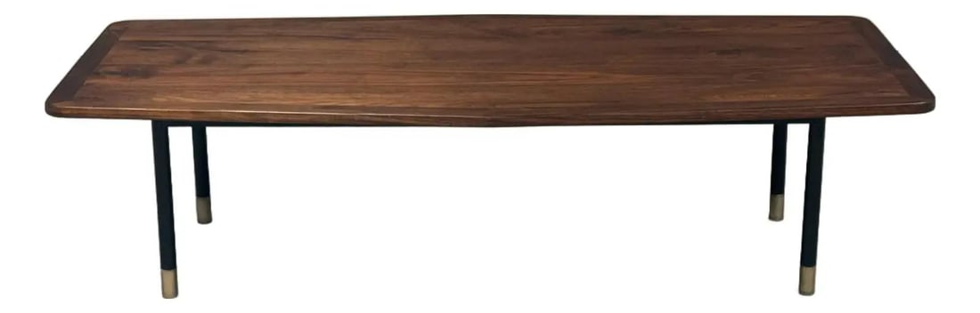 Mid Century Modern Refinished Walnut Coffee Table by Organic Modernism (1 of 5)