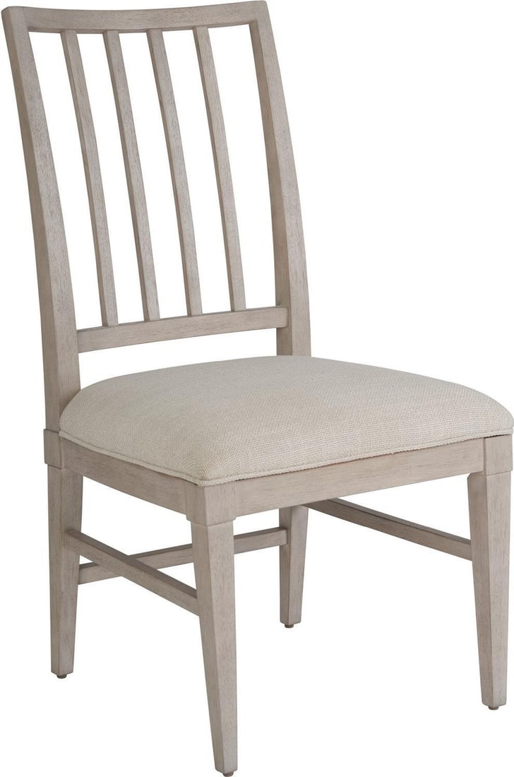 Universal Coalesce Side Chair Asbury Oyster Mahogany: Universal Coalesce Side Chair Asbury Oyster Mahogany Introducing the Modern Side Chair in a luxurious Asbury Oyster finish, perfect for enhancing any contemporary space. This chair features a robust m