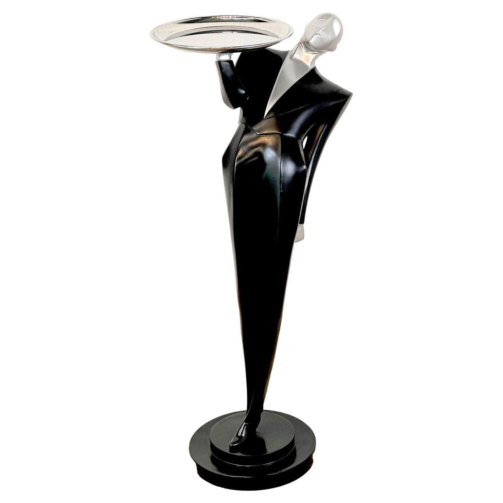 Lindsey B 1984 Le Garcon Mannequin Chrome Resin Modern Art England: Lindsey B 1984 Le Garcon Mannequin Chrome Resin Modern Art England Presenting the English Modern Chrome & Resin "Le Garcon" Mannequin by Lindsey B, an iconic piece from the late 20th century. Crafted