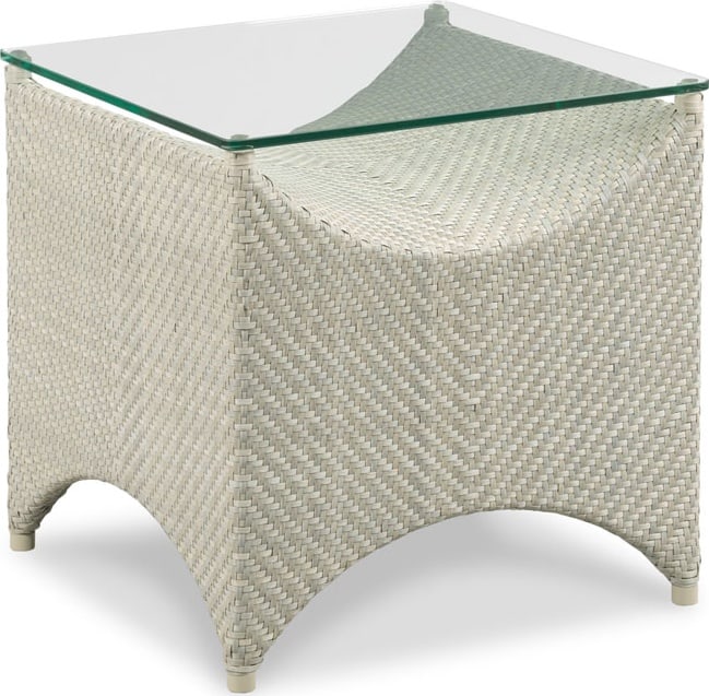 Woodbridge Traditional Woven Saint Lucia Square Table 24H 23W 23D (1 of 4)