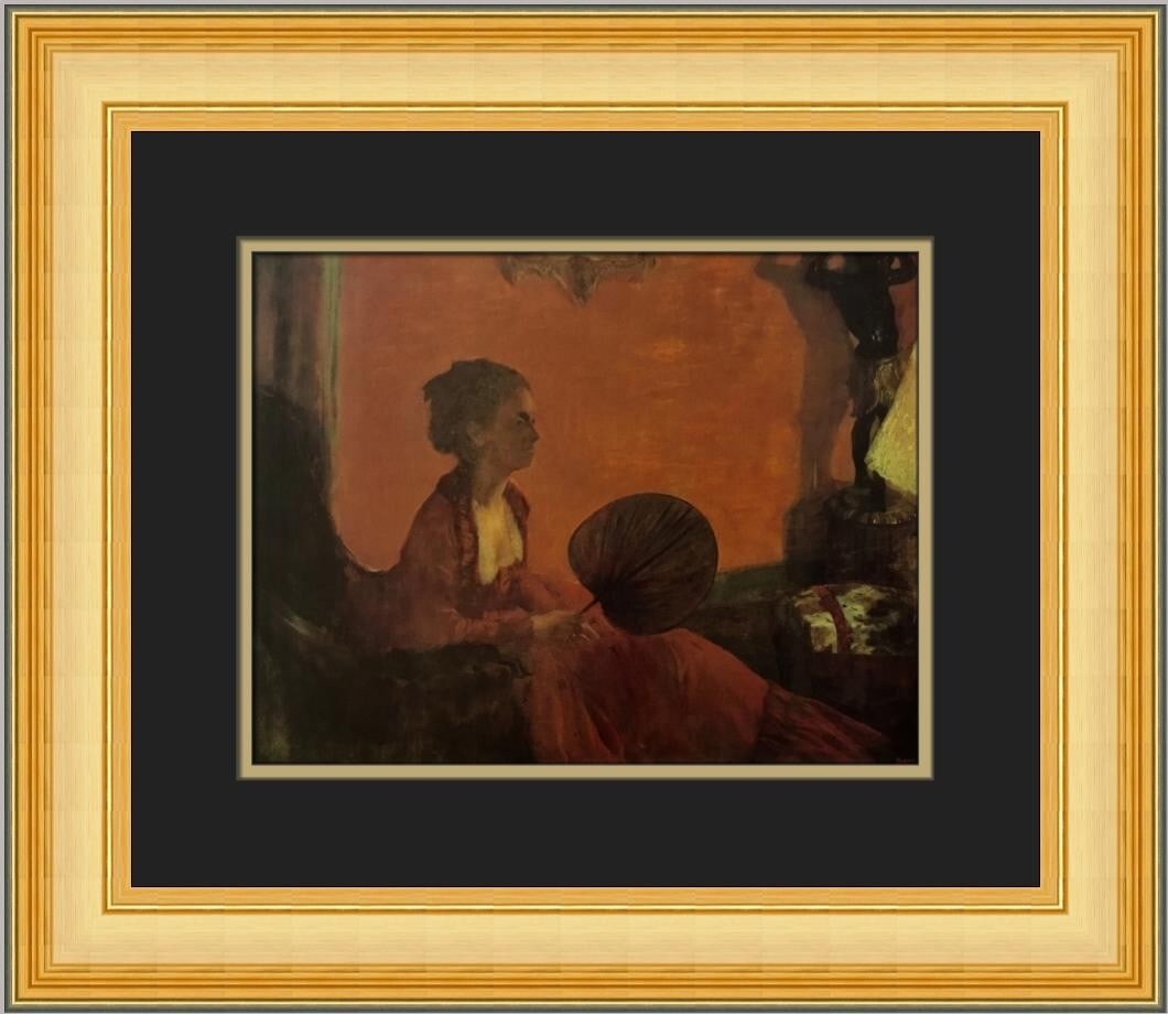 Edgar Degas Madame Camus Custom Framed Print 1980 Impressionism (1 of 2)