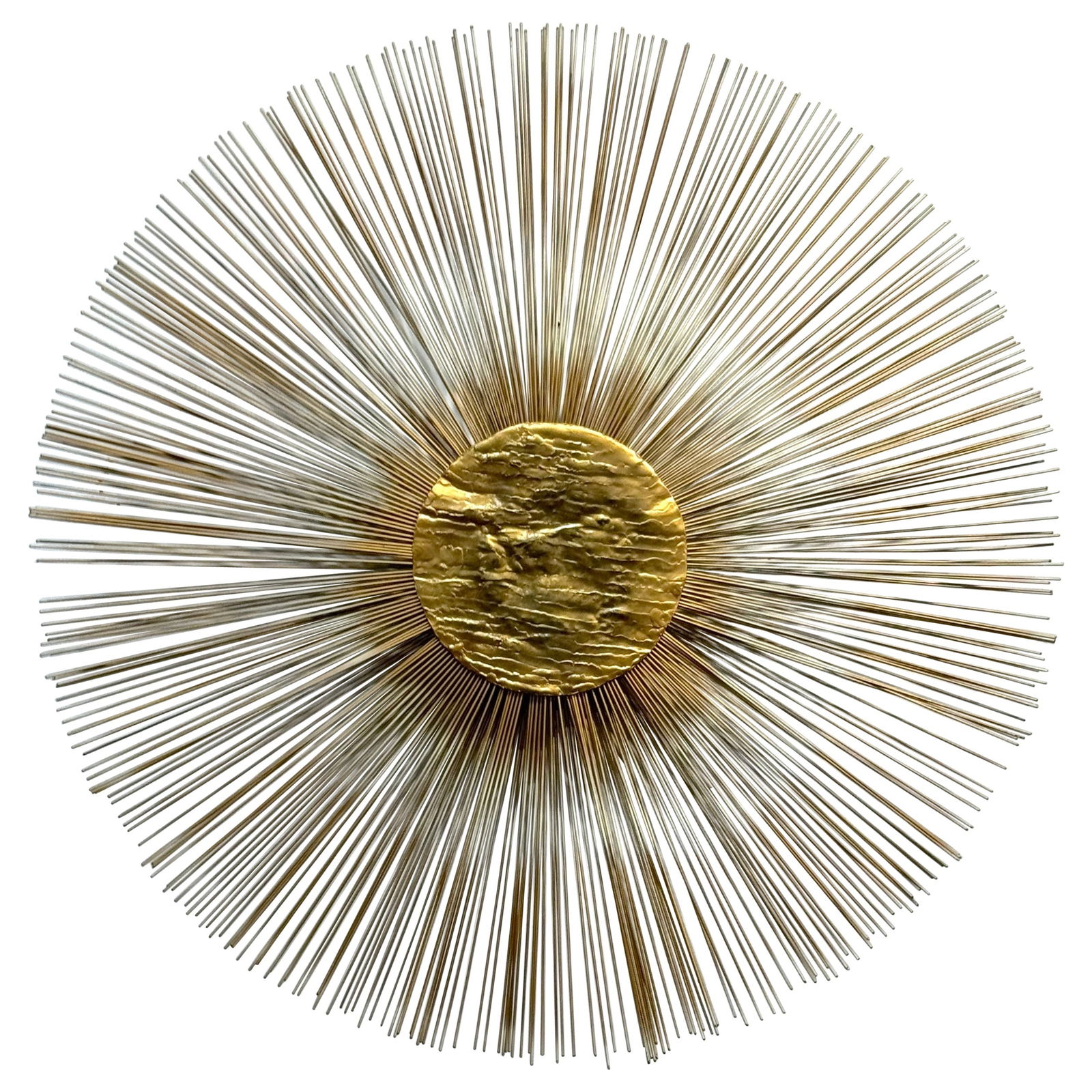 Bruce and William Friedle 36 Inch Patinated Bronze Sunburst Sculpture (1 of 9)