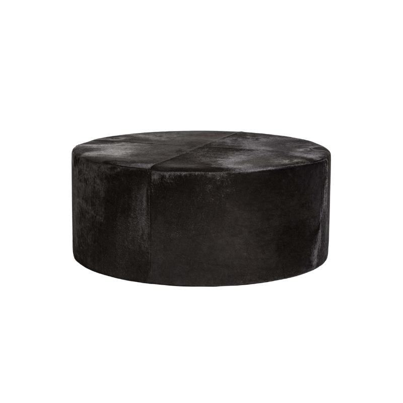 St Francis Top-Grain Leather Ottoman by Alder Tweed 40.5" English Traditional (1 of 2)