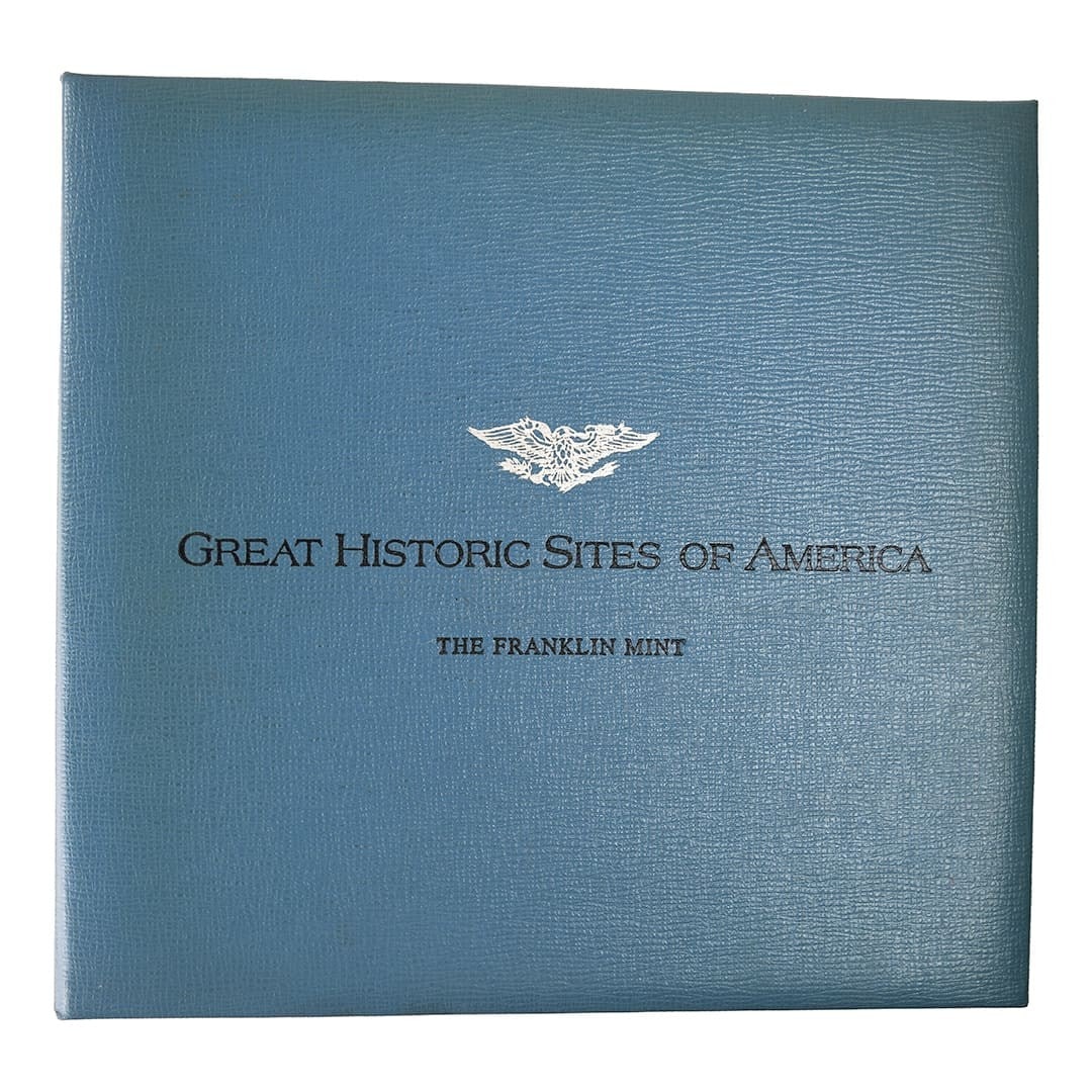 Franklin Mint Great Historic Sites 25 Silver Coins Collection (1 of 18)